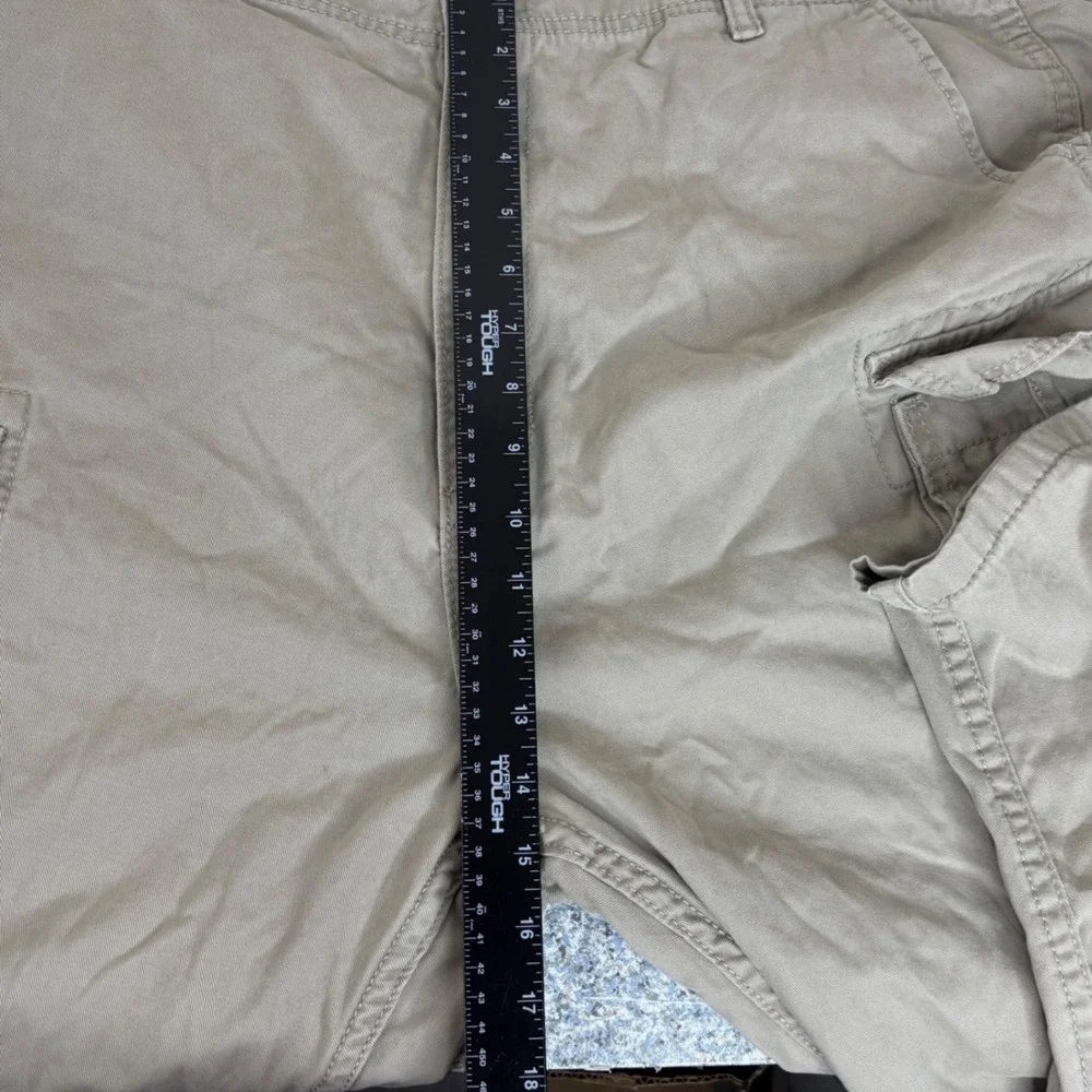 Levis Cargo Pants Loose Fit Mens 44x32 Khaki Tan Cotton Utility Trousers